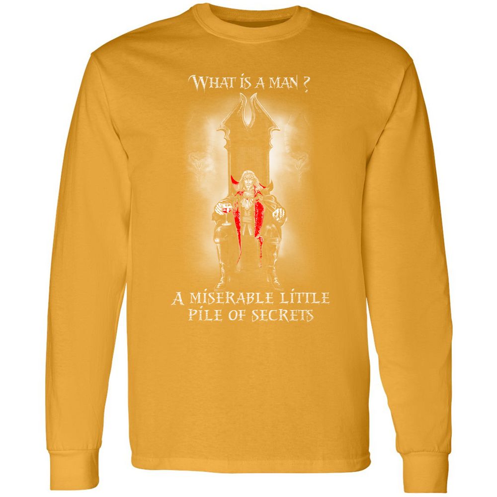 Long Sleeve T-Shirt - 41H9CD9K - Gold - 9