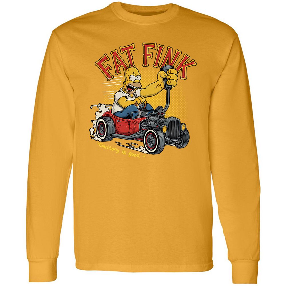 Long Sleeve T-Shirt - RKDB4ZQ2 - Gold - 9