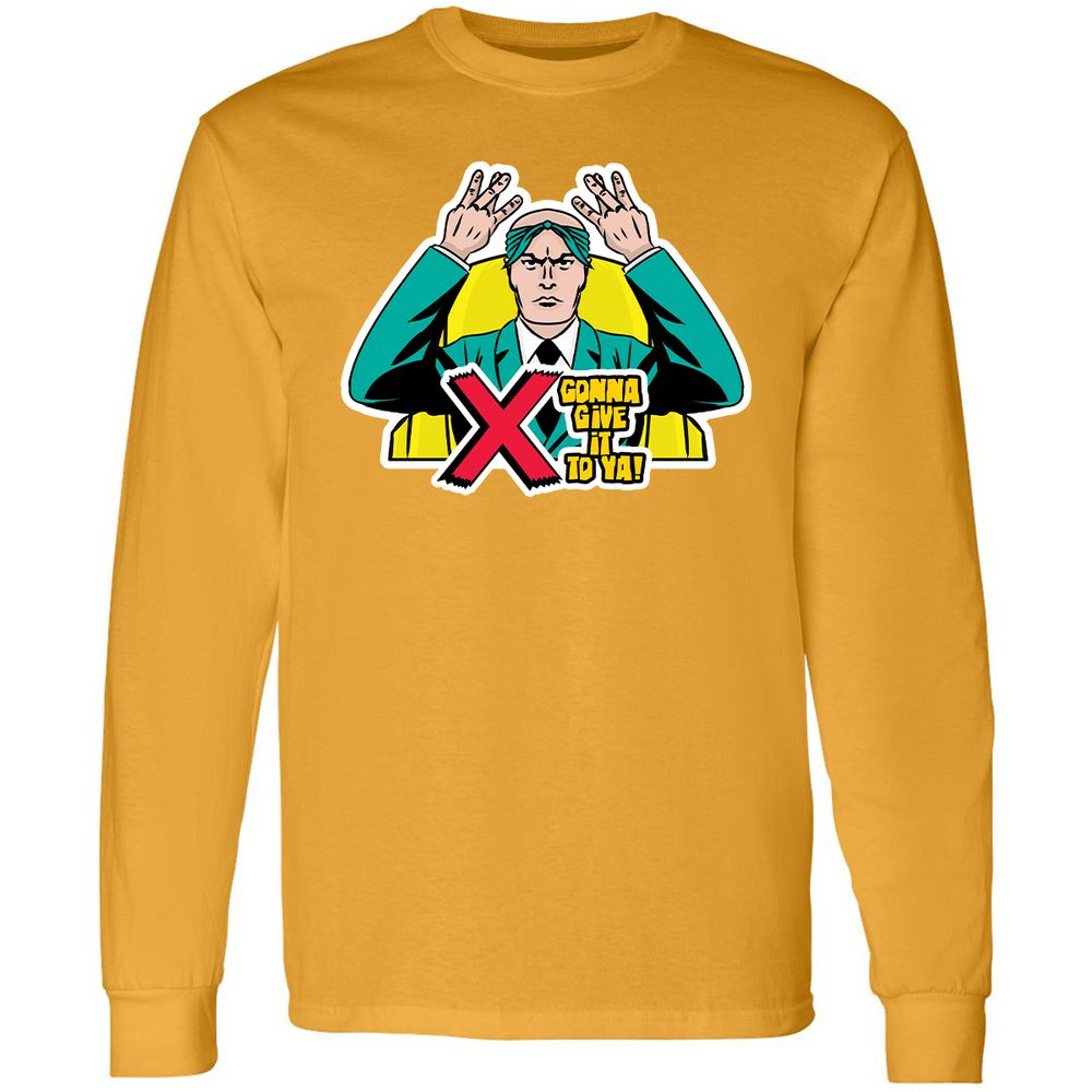 Long Sleeve T-Shirt - F941BANM - Gold - 9