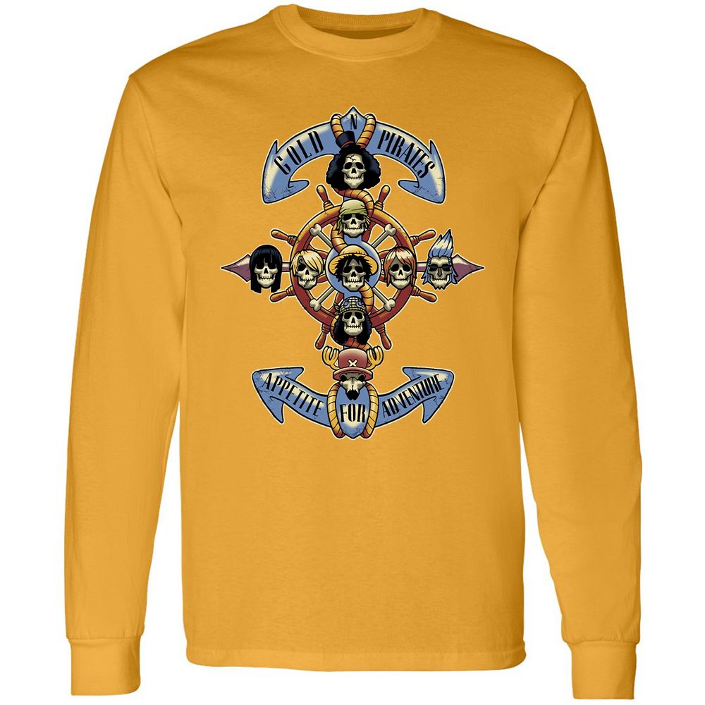 Long Sleeve T-Shirt - ZXNKJ2S2 - Gold - 9