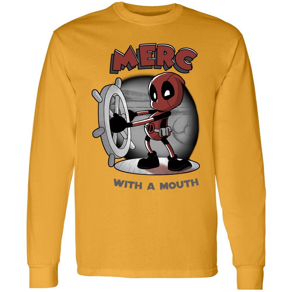 Long Sleeve T-Shirt - B3PL9ZPB - Gold - 9