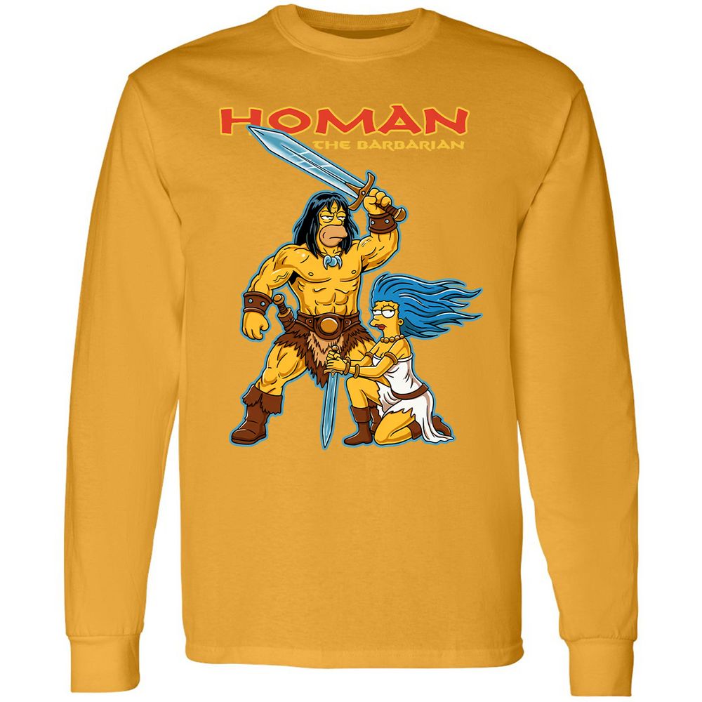 Long Sleeve T-Shirt - 82QGFG4K - Gold - 9