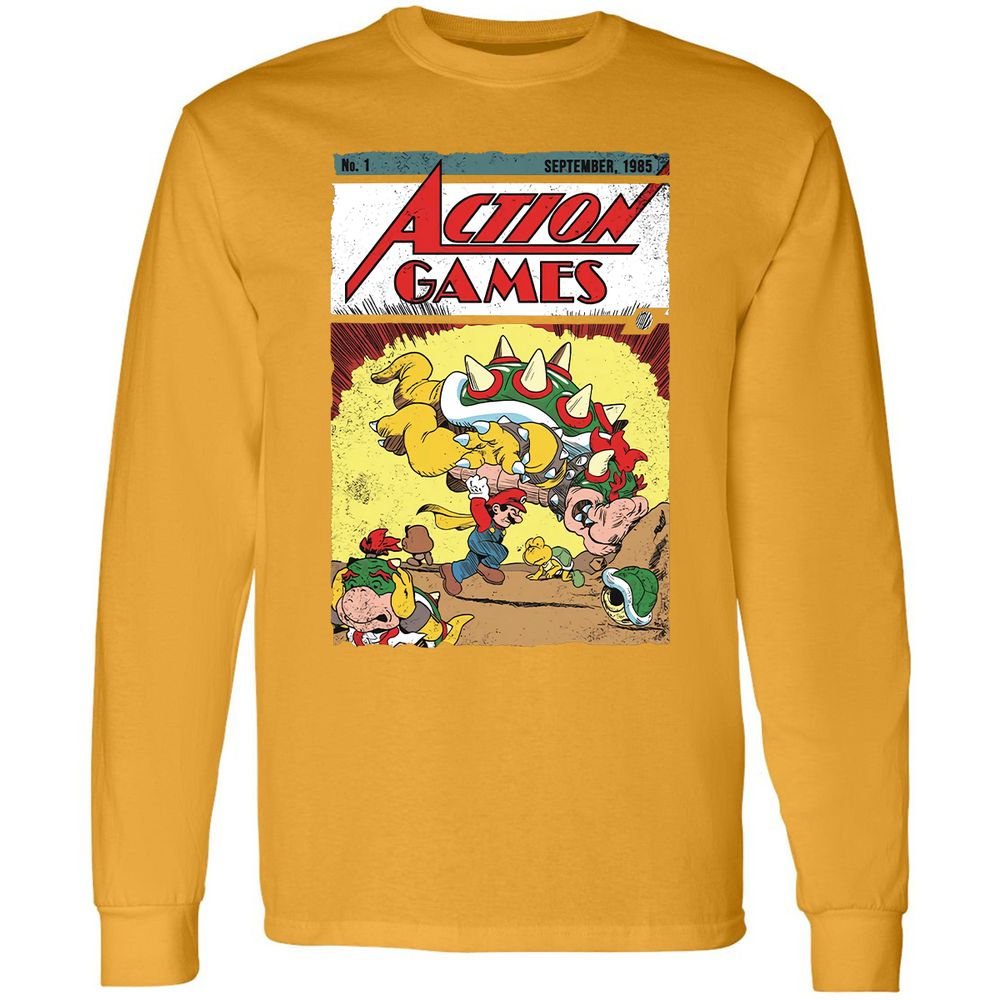 Long Sleeve T-Shirt - 5478ER9S - Gold - 9
