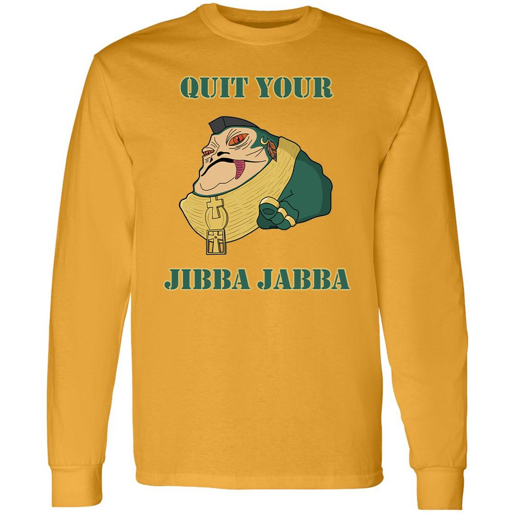 Long Sleeve T-Shirt - RK5ZFQS9 - Gold - 9