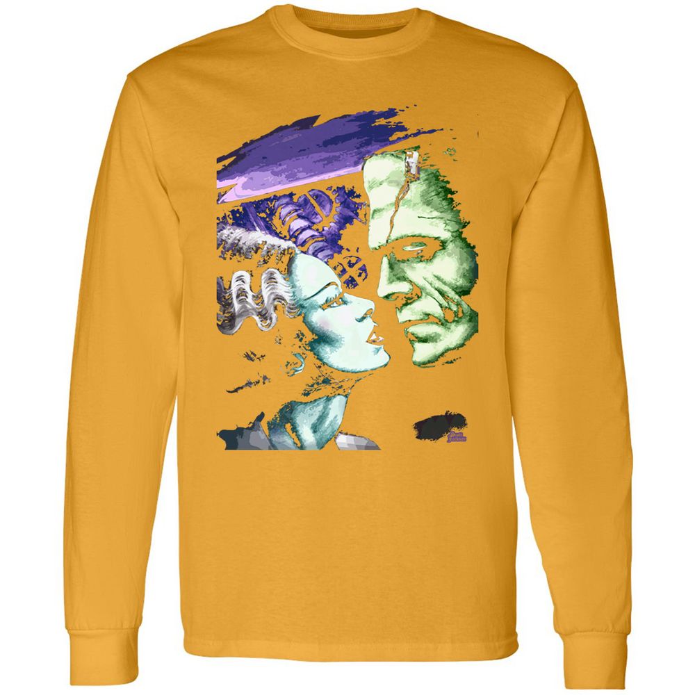 Long Sleeve T-Shirt - U1KNUS37 - Gold - 9