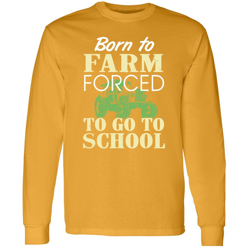 Long Sleeve T-Shirt - LU2KT5LY - Gold - 9