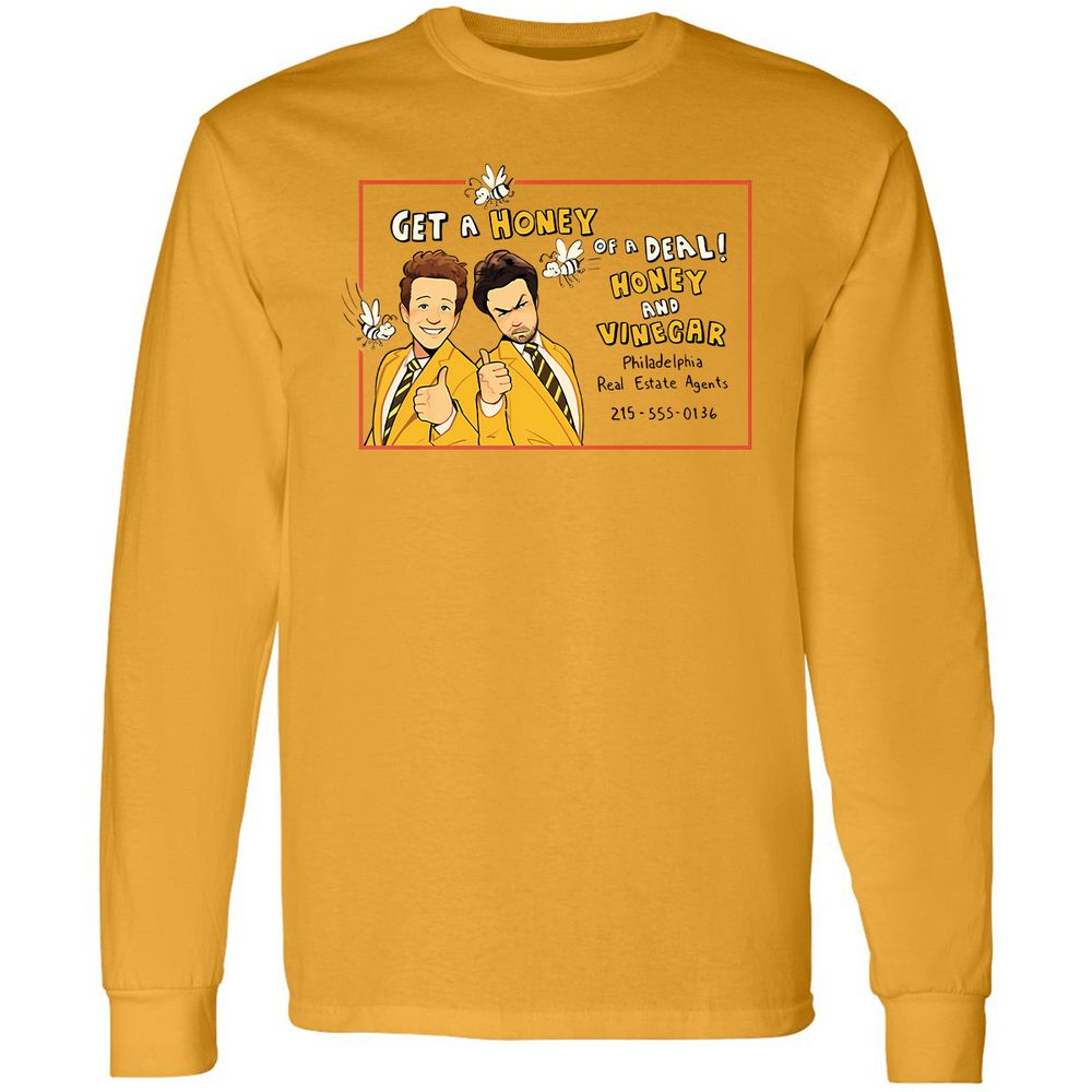 Long Sleeve T-Shirt - D6ZVC1PP - Gold - 9