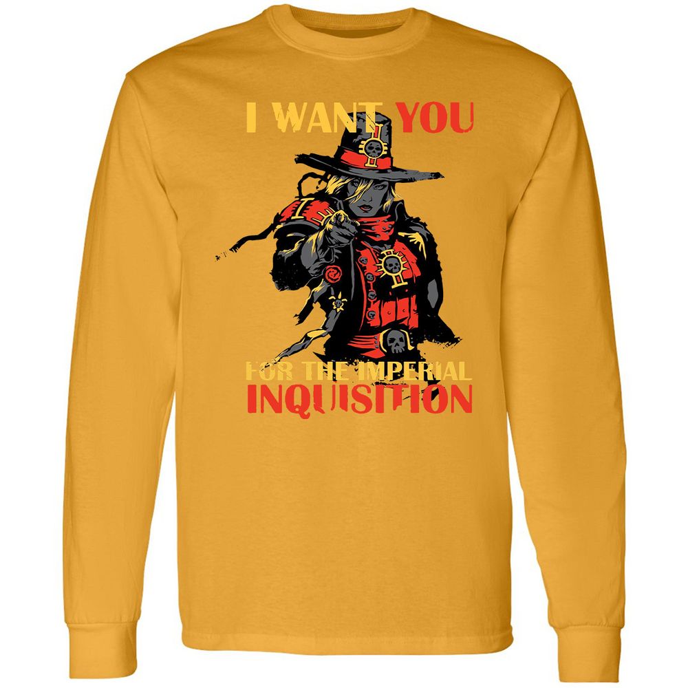 Long Sleeve T-Shirt - KCGVJYFG - Gold - 9