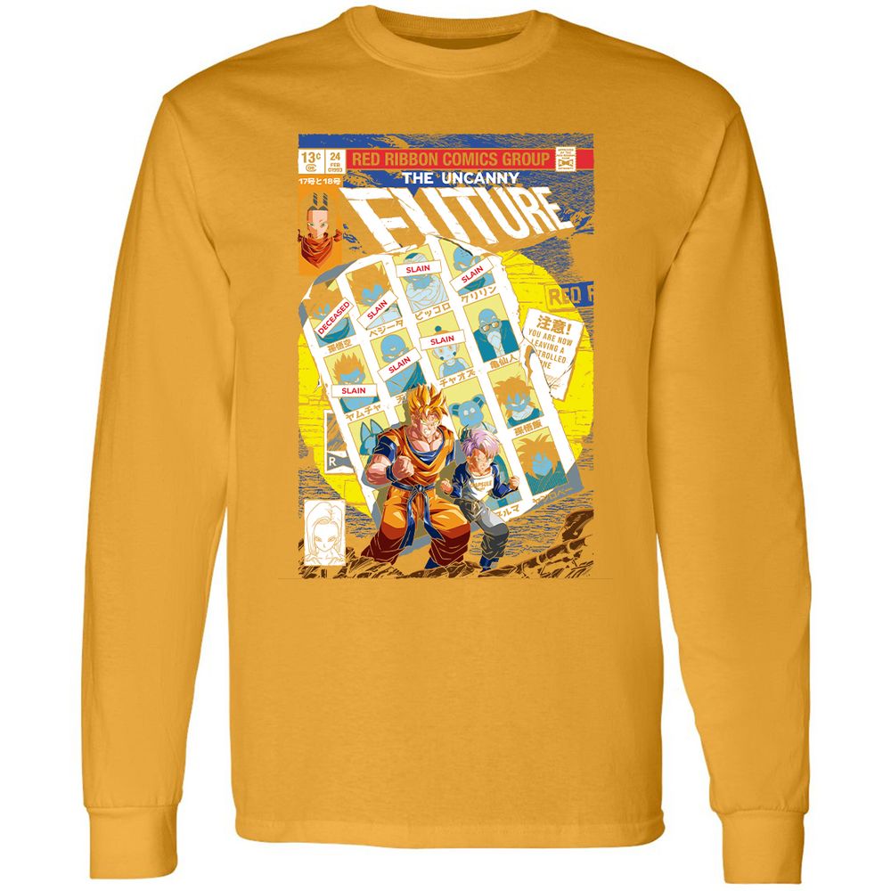 Long Sleeve T-Shirt - J5H899HU - Gold - 9