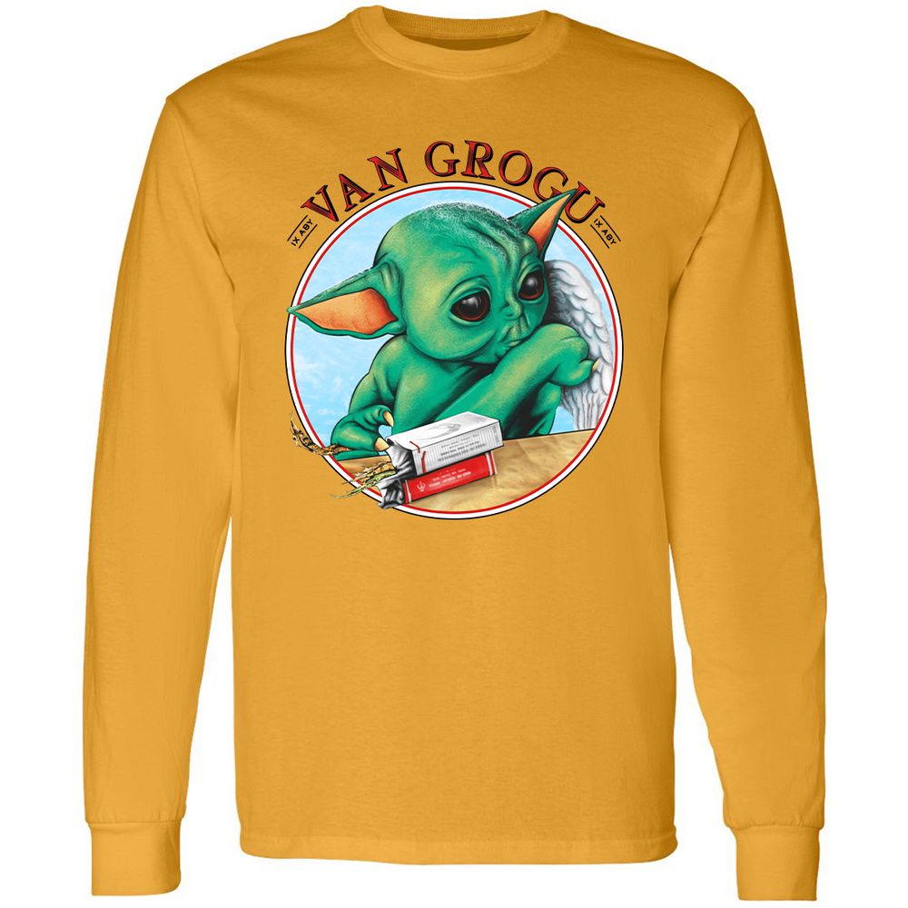 Long Sleeve T-Shirt - BPHC4QAG - Gold - 9