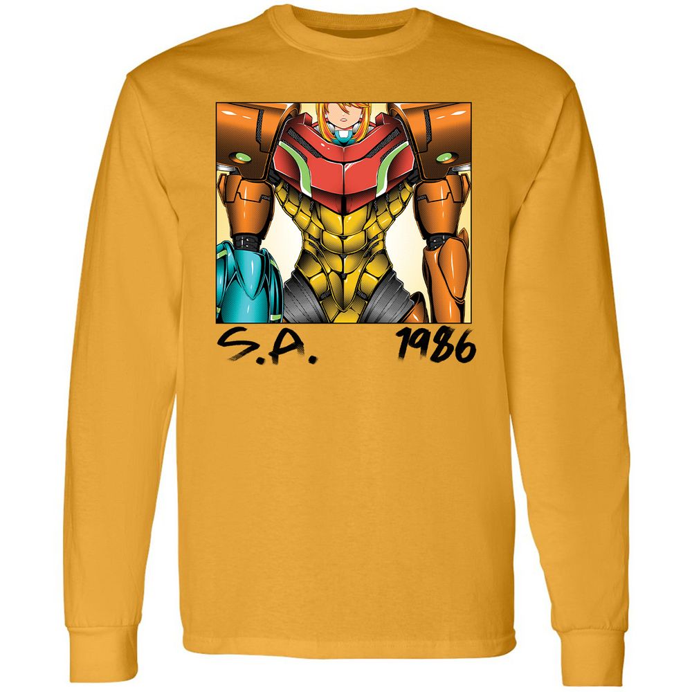 Long Sleeve T-Shirt - 2LUE3P7W - Gold - 9