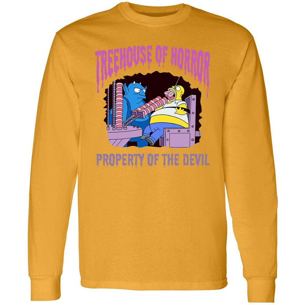 Long Sleeve T-Shirt - VBTU6J8V - Gold - 9