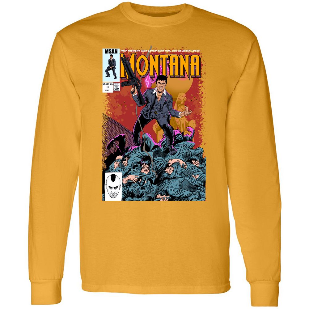 Long Sleeve T-Shirt - UDDM8AUX - Gold - 9