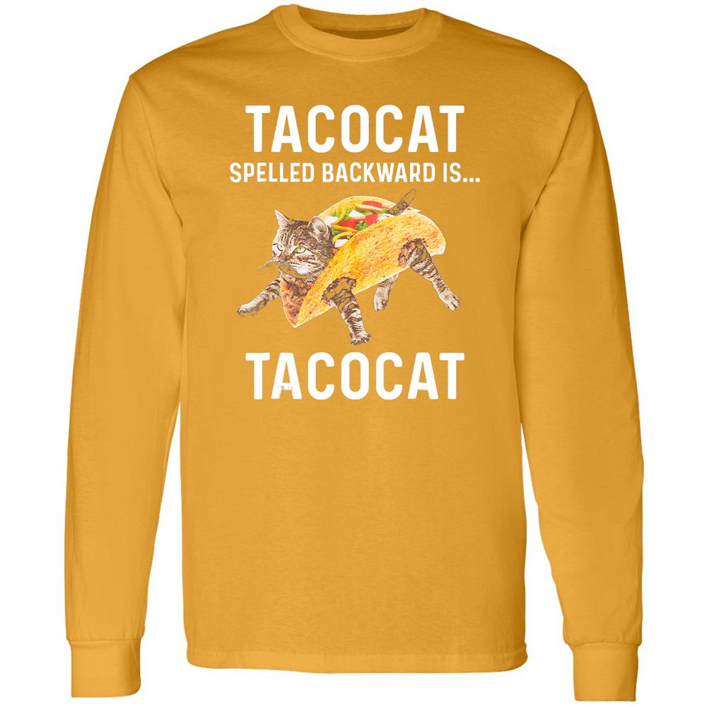 Long Sleeve T-Shirt - QHFGC9S2 - Gold - 9