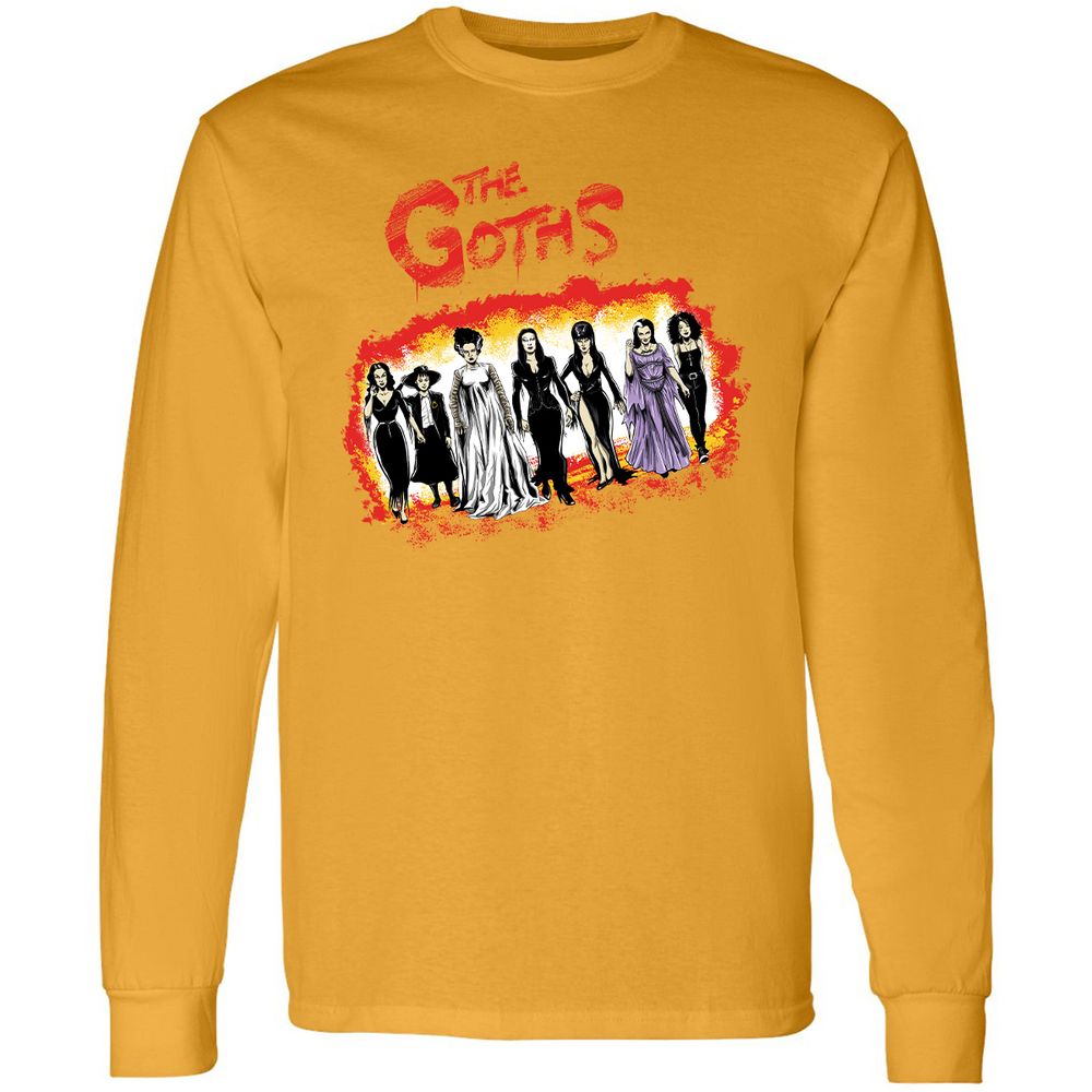 Long Sleeve T-Shirt - 96E5T8XY - Gold - 9