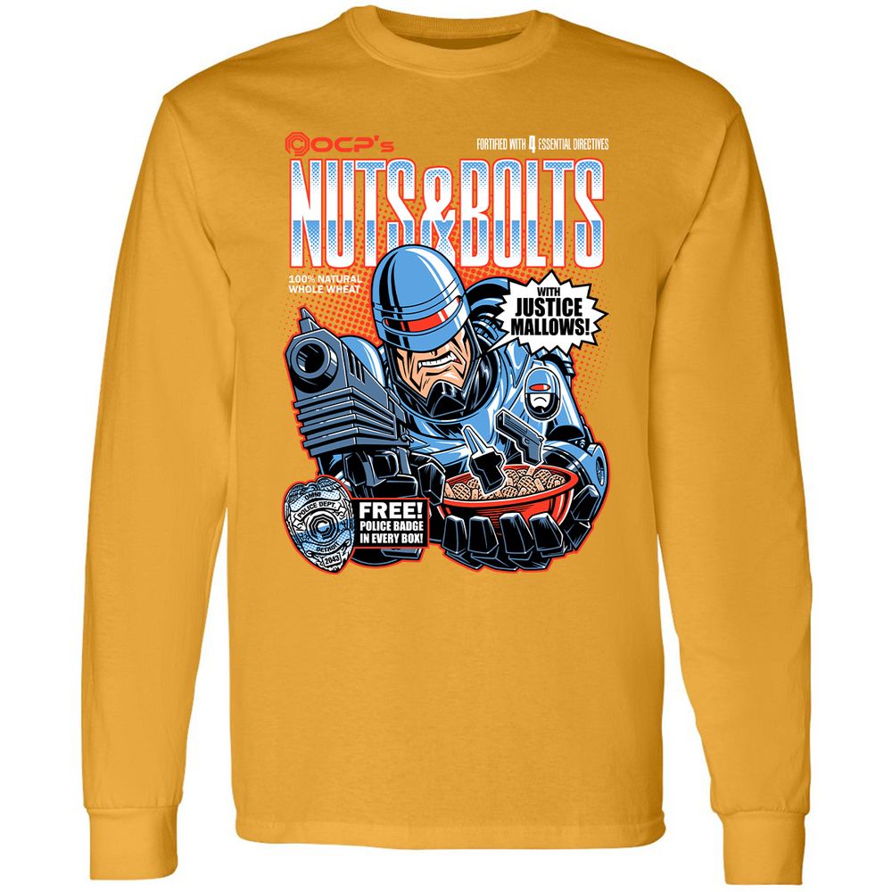 Long Sleeve T-Shirt - KUB9KE9D - Gold - 9