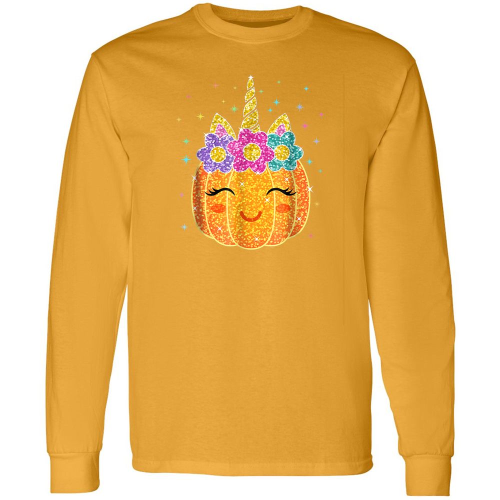 Long Sleeve T-Shirt - UHN1U4GL - Gold - 9