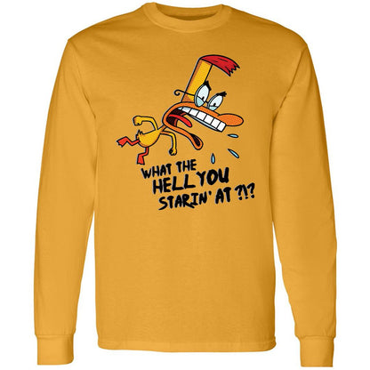 Long Sleeve T-Shirt - E44SDB72 - Gold - 9