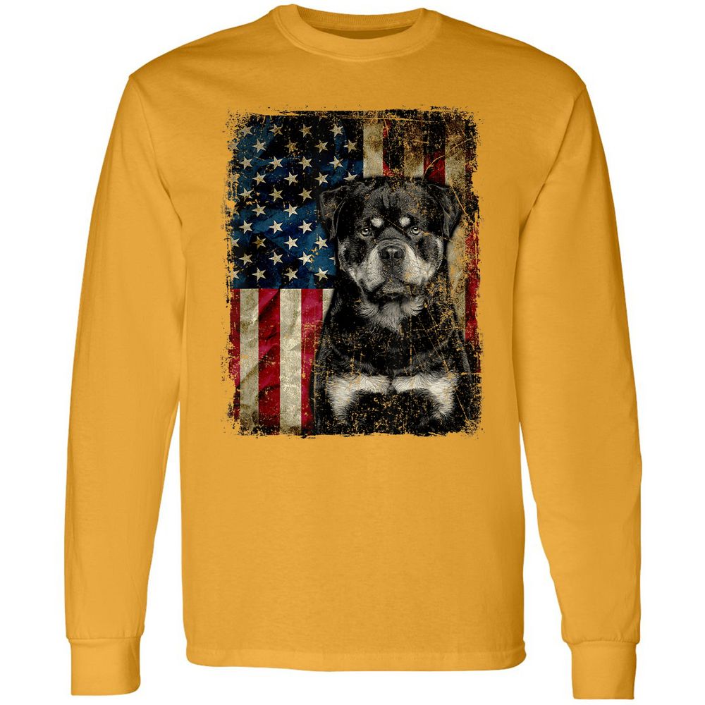 Long Sleeve T-Shirt - NU9SPM7V - Gold - 9