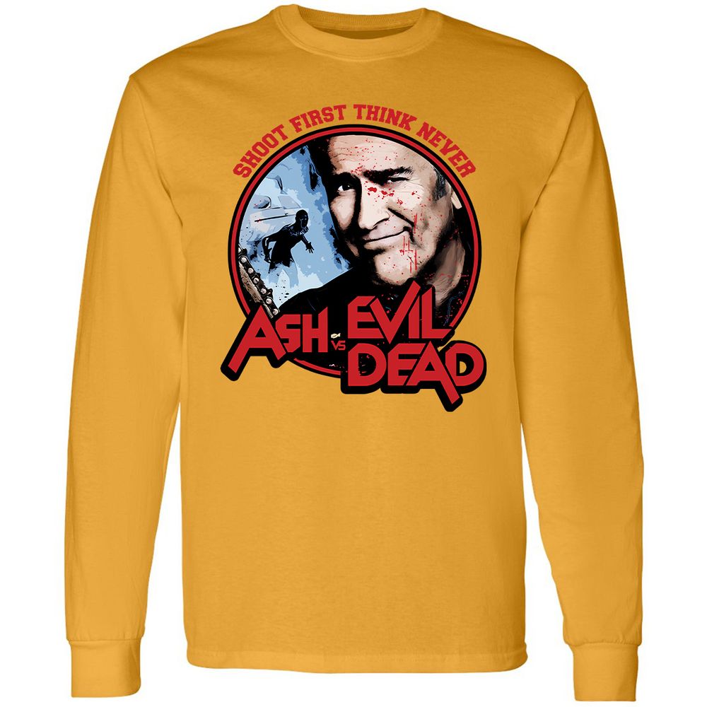 Long Sleeve T-Shirt - LFHJND7F - Gold - 9