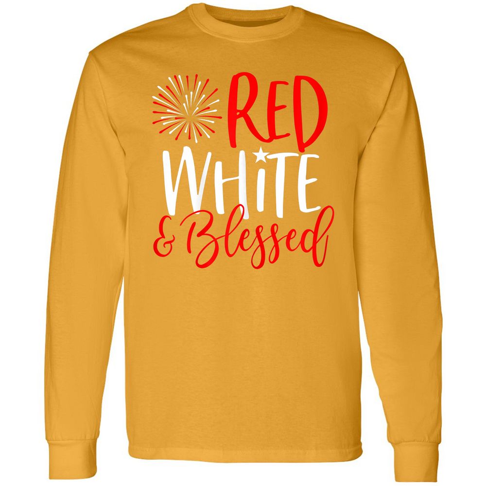 Long Sleeve T-Shirt - 7DW5P8FV - Gold - 9
