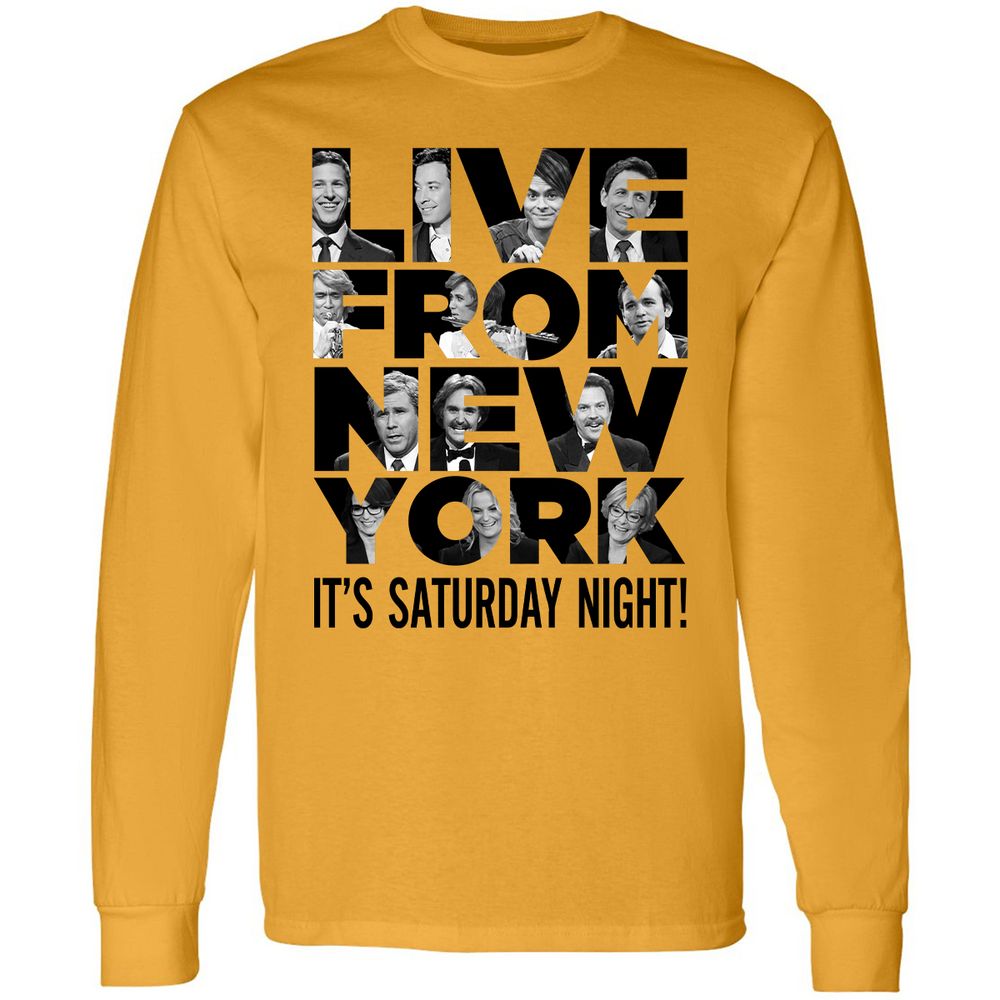 Long Sleeve T-Shirt - FKAJ12JL - Gold - 9