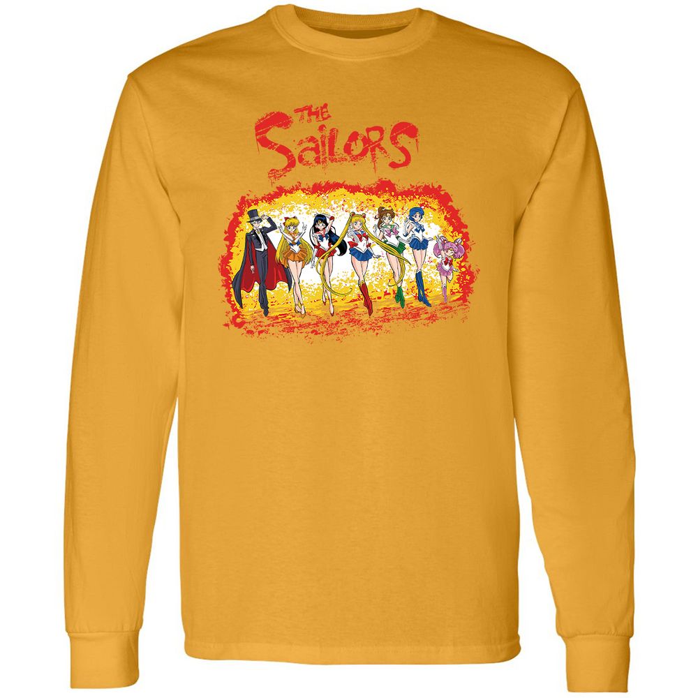 Long Sleeve T-Shirt - 8DLSBJXV - Gold - 9