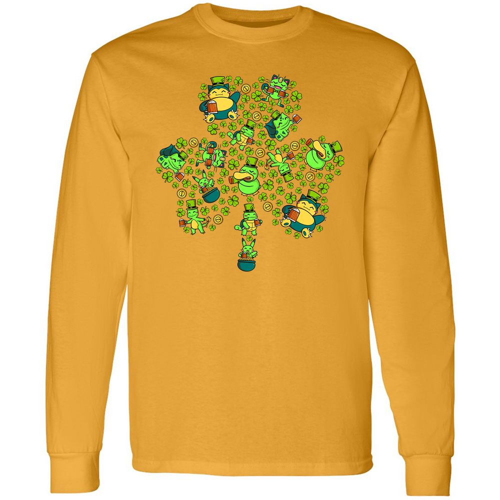 Long Sleeve T-Shirt - HFTX3X3E - Gold - 9