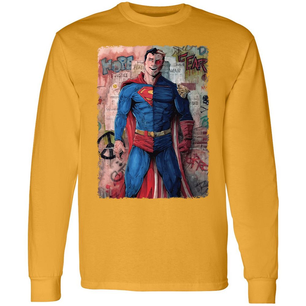 Long Sleeve T-Shirt - N3K6SKZH - Gold - 9