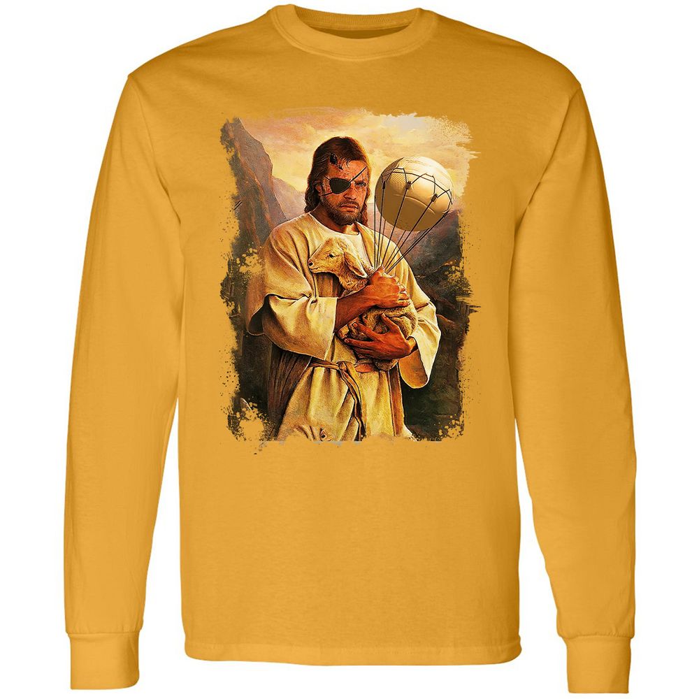 Long Sleeve T-Shirt - M2H4SXZW - Gold - 9