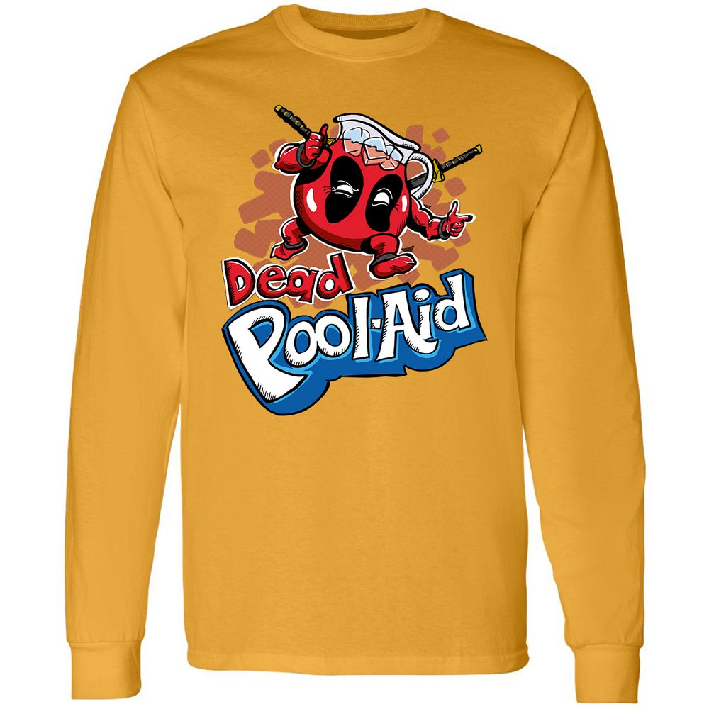 Long Sleeve T-Shirt - Q3EC9H6W - Gold - 9