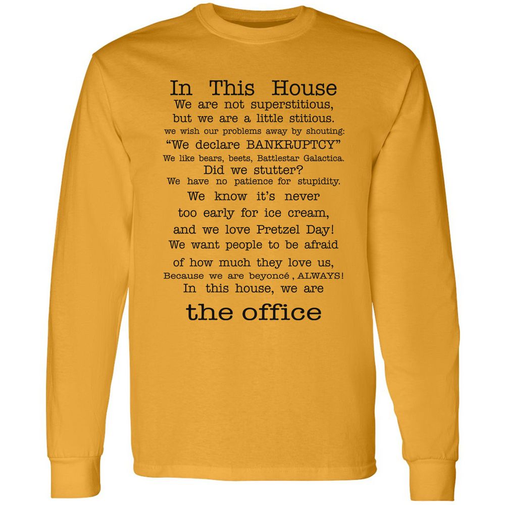 Long Sleeve T-Shirt - F35YFPTU - Gold - 9