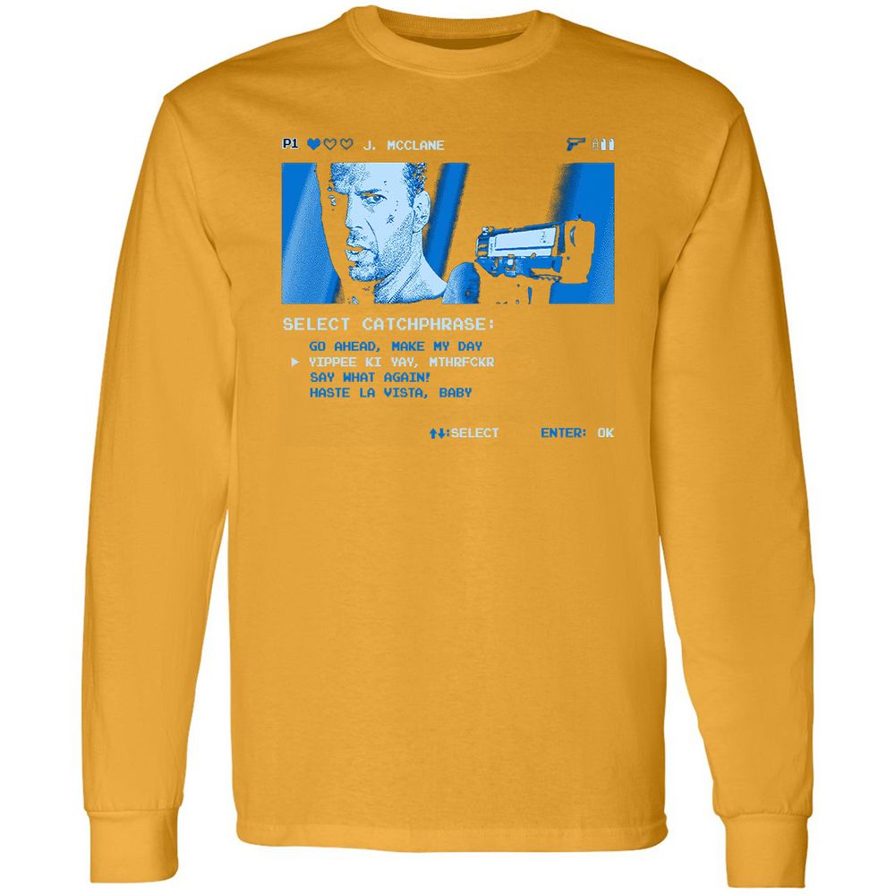 Long Sleeve T-Shirt - K72XDH96 - Gold - 9