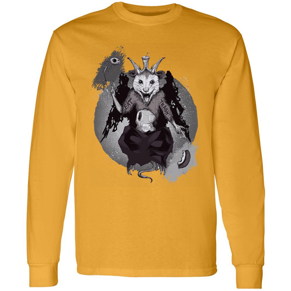 Long Sleeve T-Shirt - 4BDCHPYE - Gold - 9