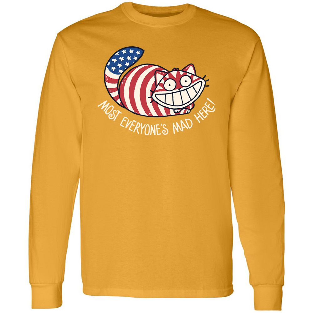 Long Sleeve T-Shirt - 8M8FTHQK - Gold - 9