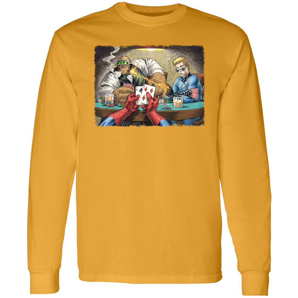 Long Sleeve T-Shirt - ZAZUC7XG - Gold - 9