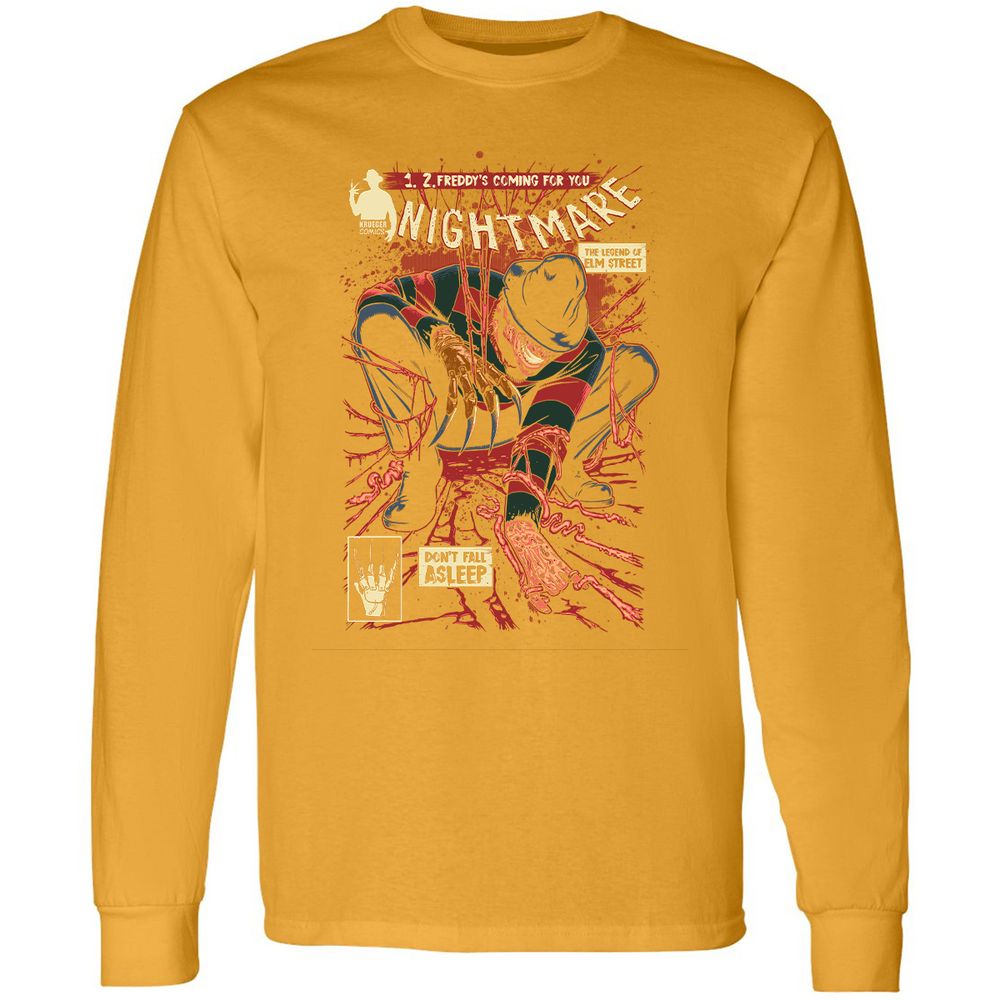 Long Sleeve T-Shirt - G1VGYH38 - Gold - 9