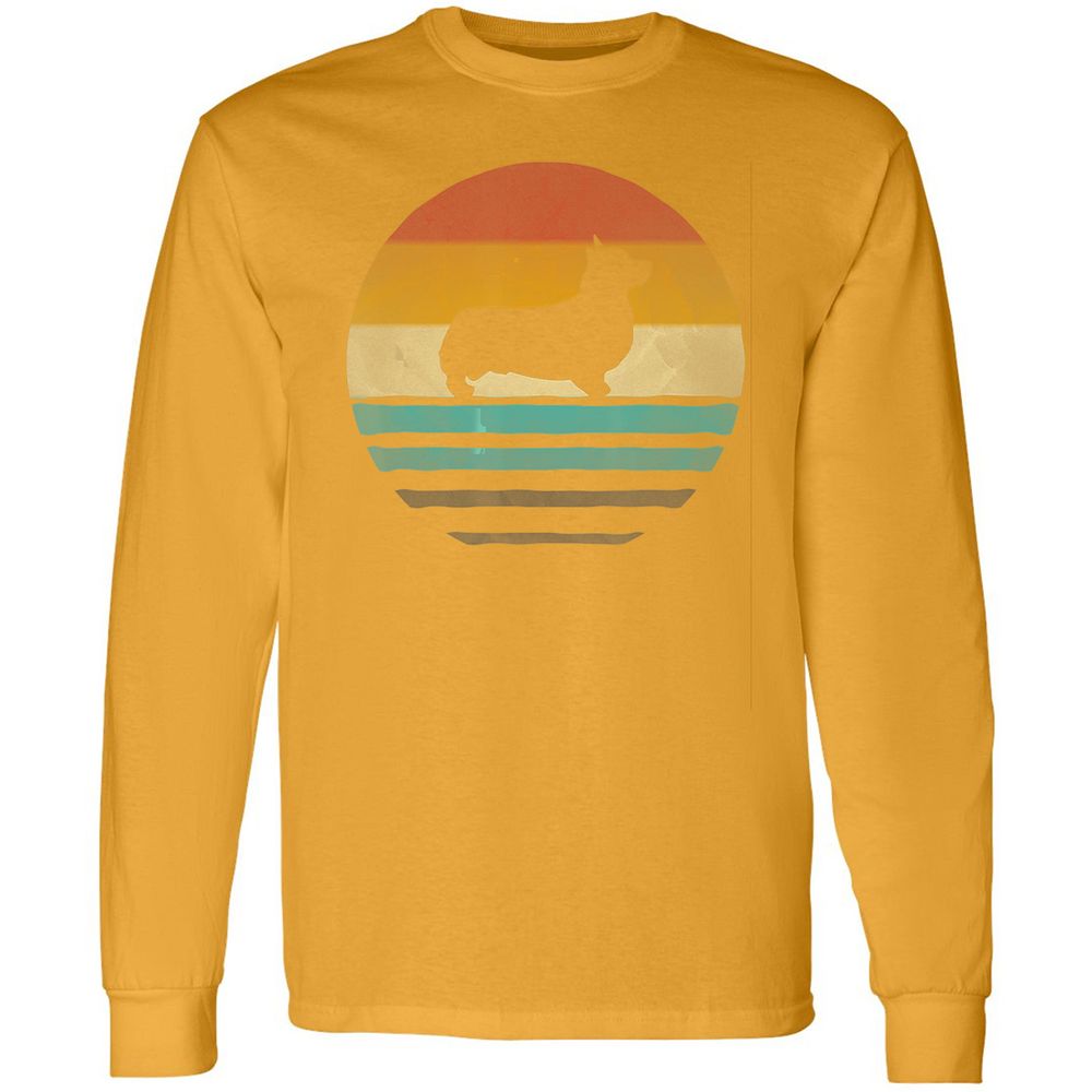 Long Sleeve T-Shirt - MEN9D6YH - Gold - 9