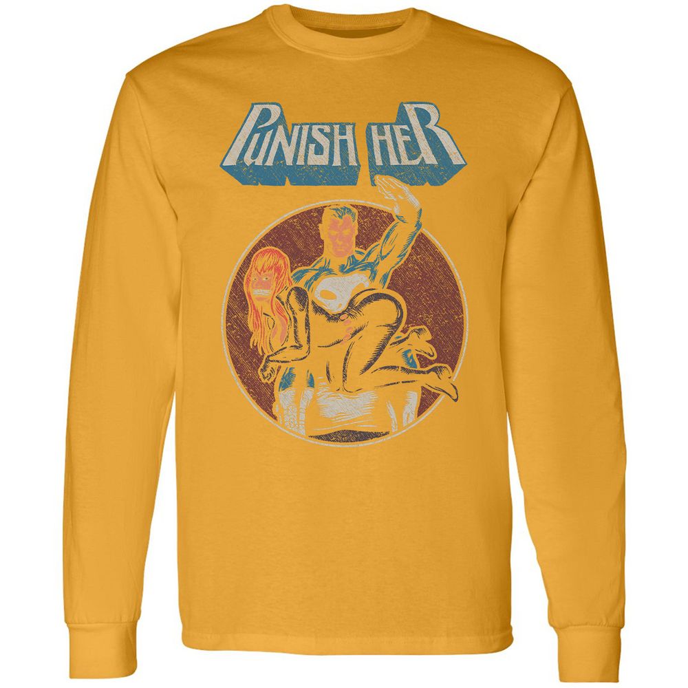 Long Sleeve T-Shirt - D7GXQ684 - Gold - 9