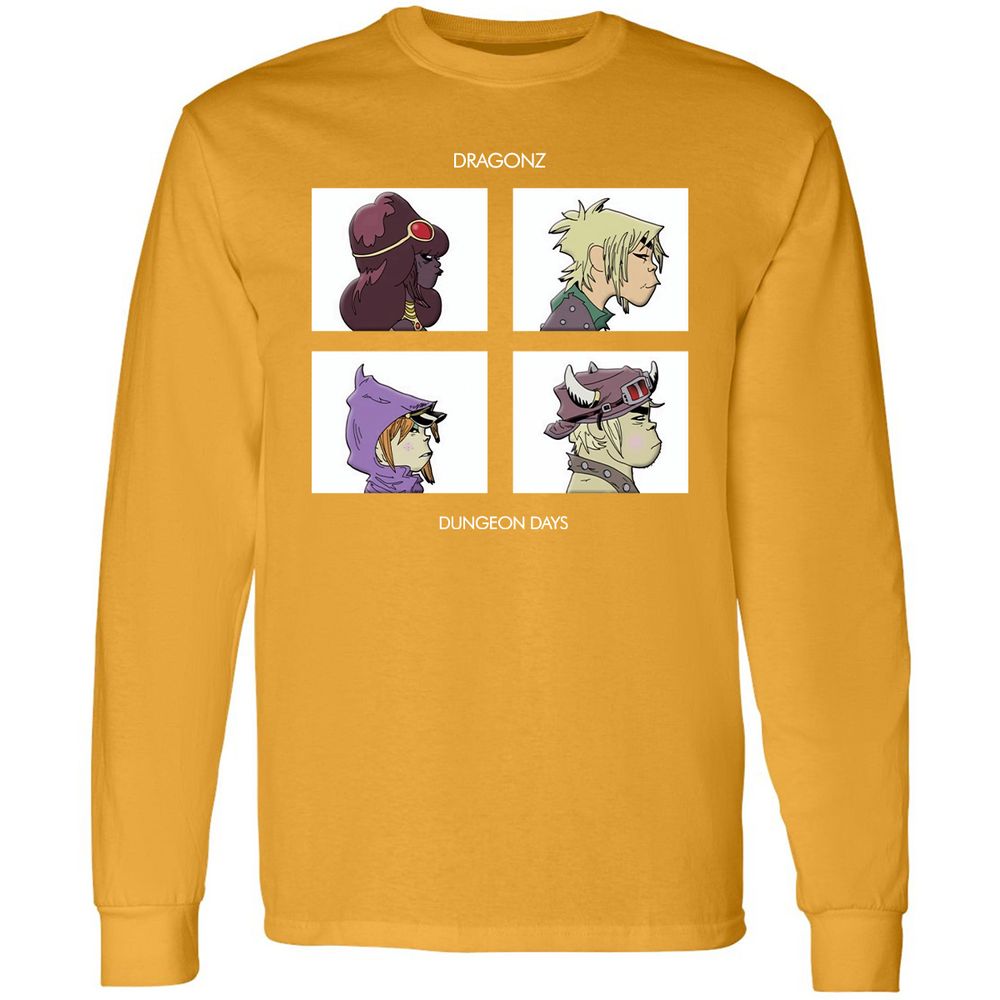 Long Sleeve T-Shirt - Q16WM5CG - Gold - 9