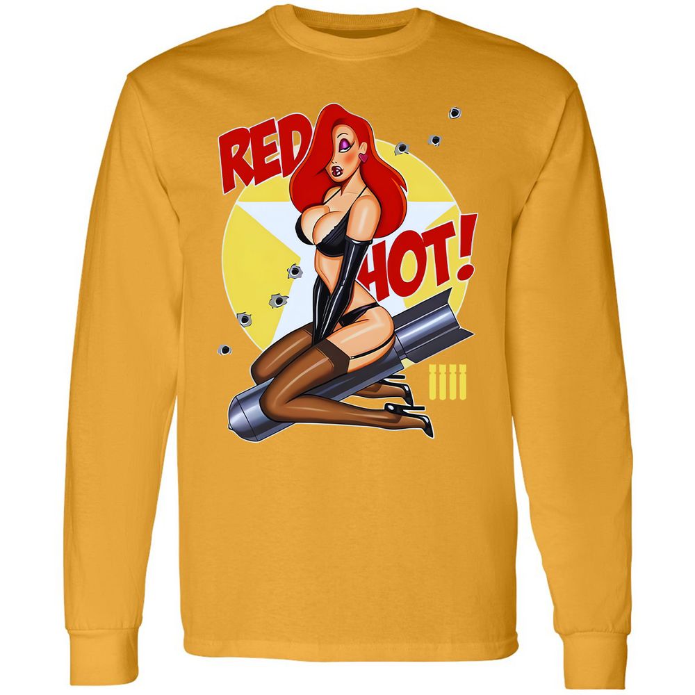 Long Sleeve T-Shirt - AH6XQ1EM - Gold - 9