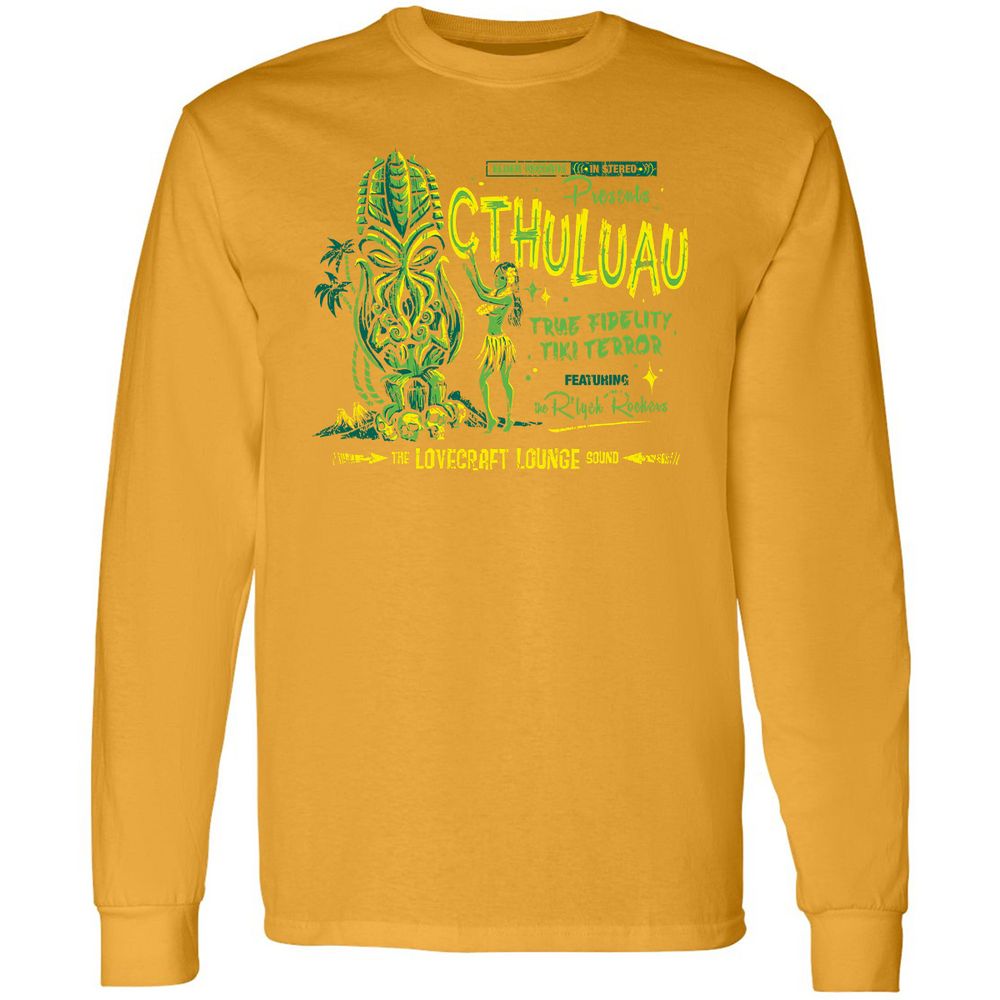 Long Sleeve T-Shirt - Z5A2DKC2 - Gold - 9