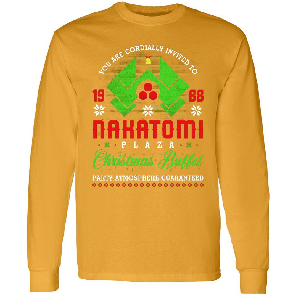 Long Sleeve T-Shirt - YQE7S38U - Gold - 9