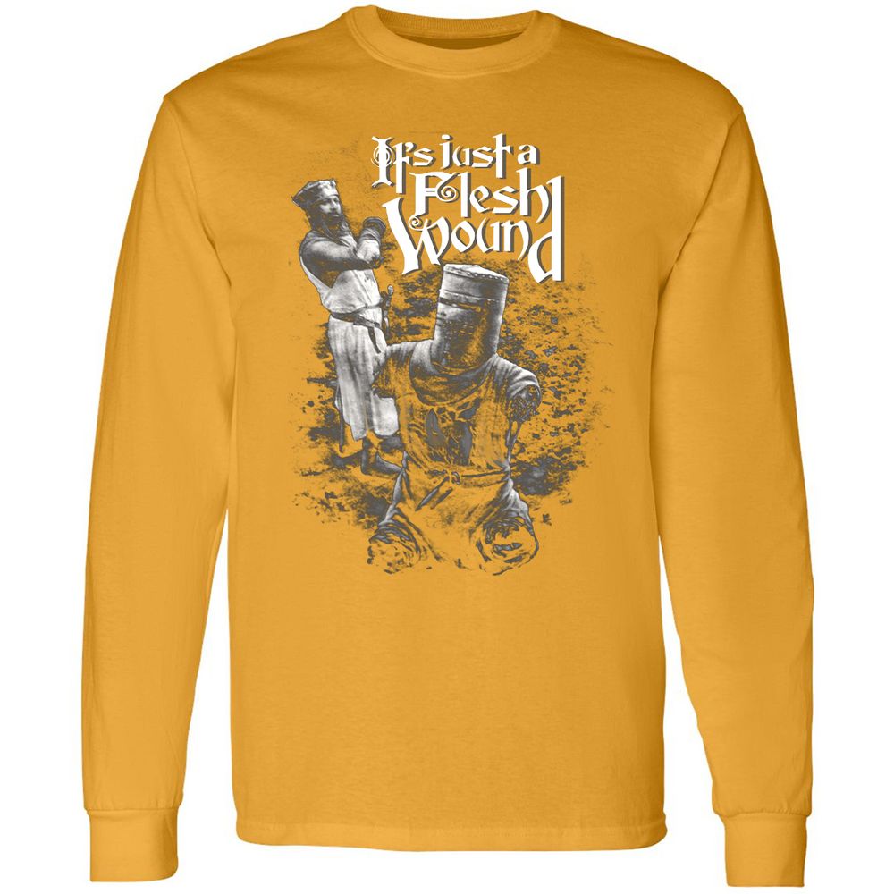 Long Sleeve T-Shirt - XZWL3Y3P - Gold - 9