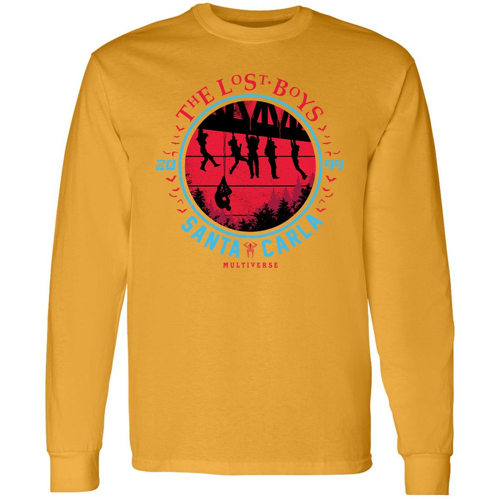 Long Sleeve T-Shirt - SJGK8ZUX - Gold - 9