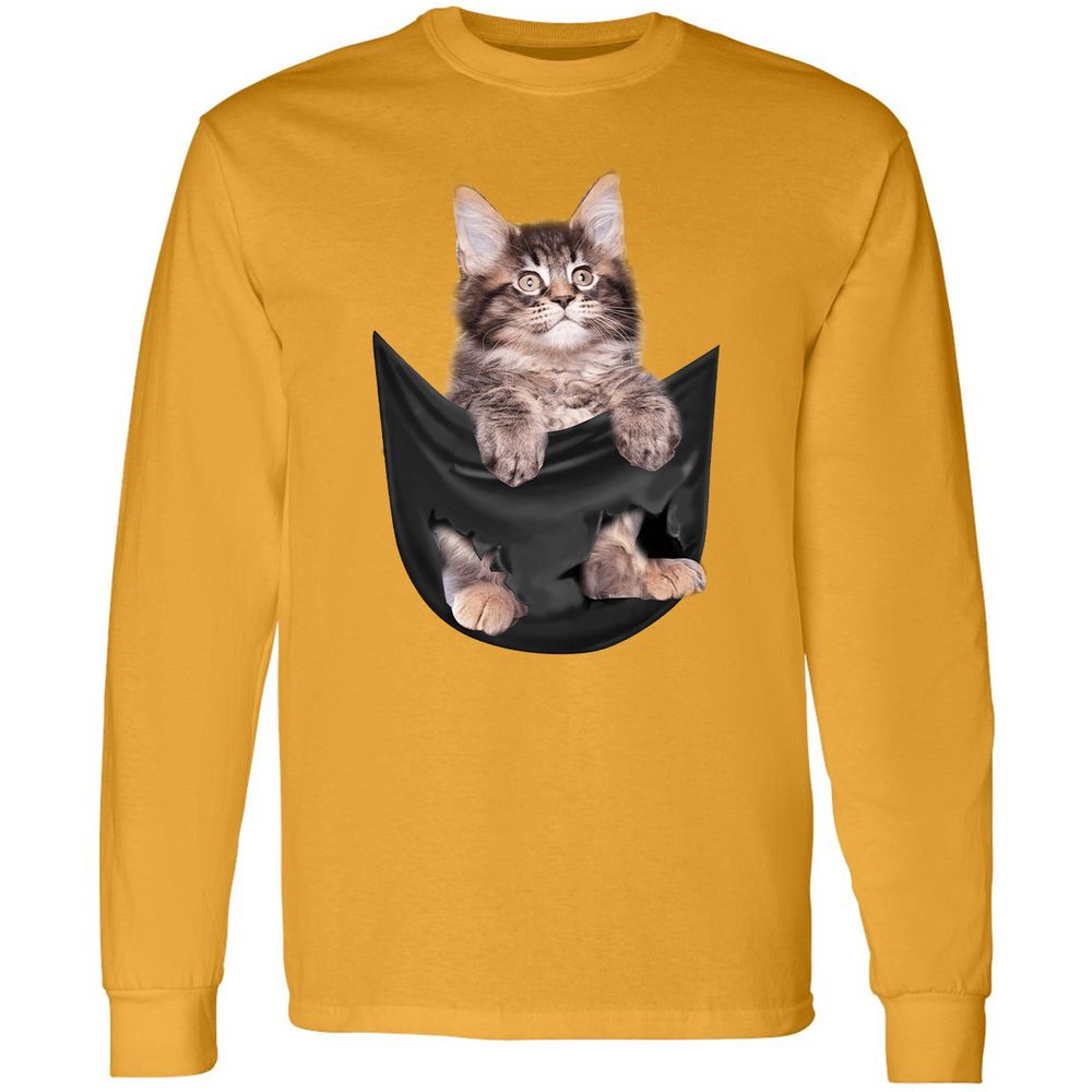 Long Sleeve T-Shirt - 3S9GBNU8 - Gold - 9