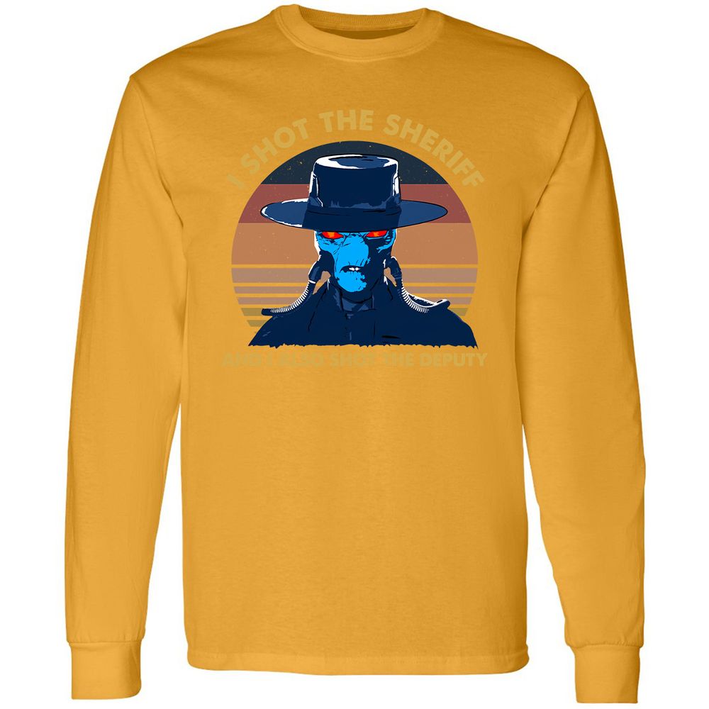 Long Sleeve T-Shirt - Q9Y7GLQB - Gold - 9