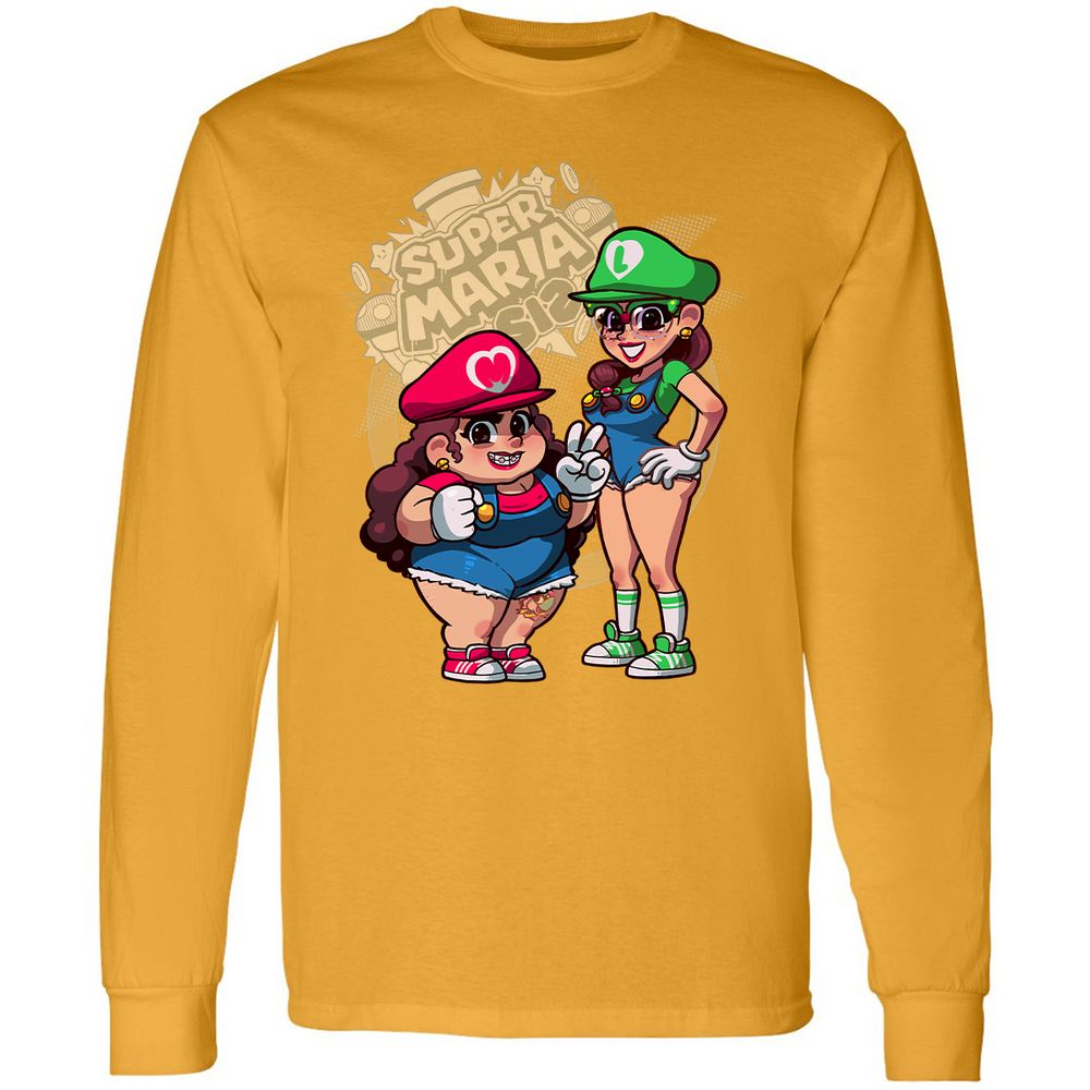 Long Sleeve T-Shirt - LDT9CW5U - Gold - 9