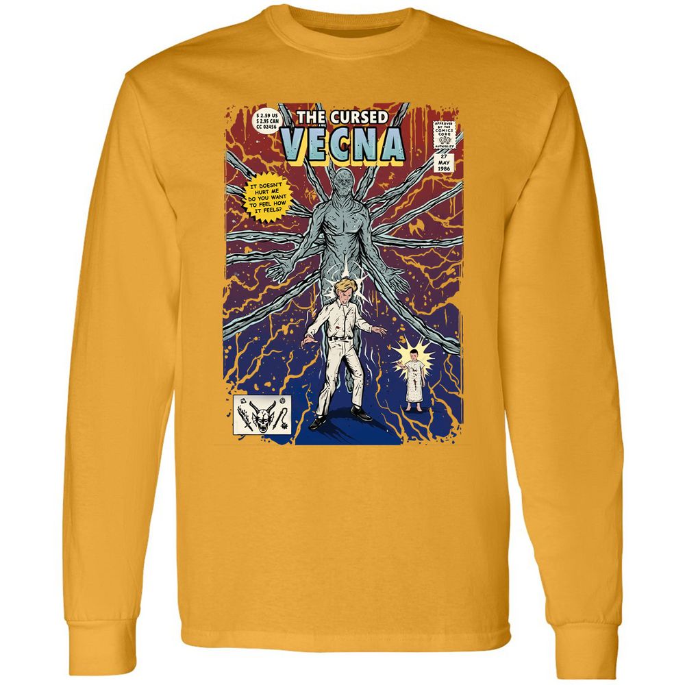Long Sleeve T-Shirt - 8EVU1SXJ - Gold - 9