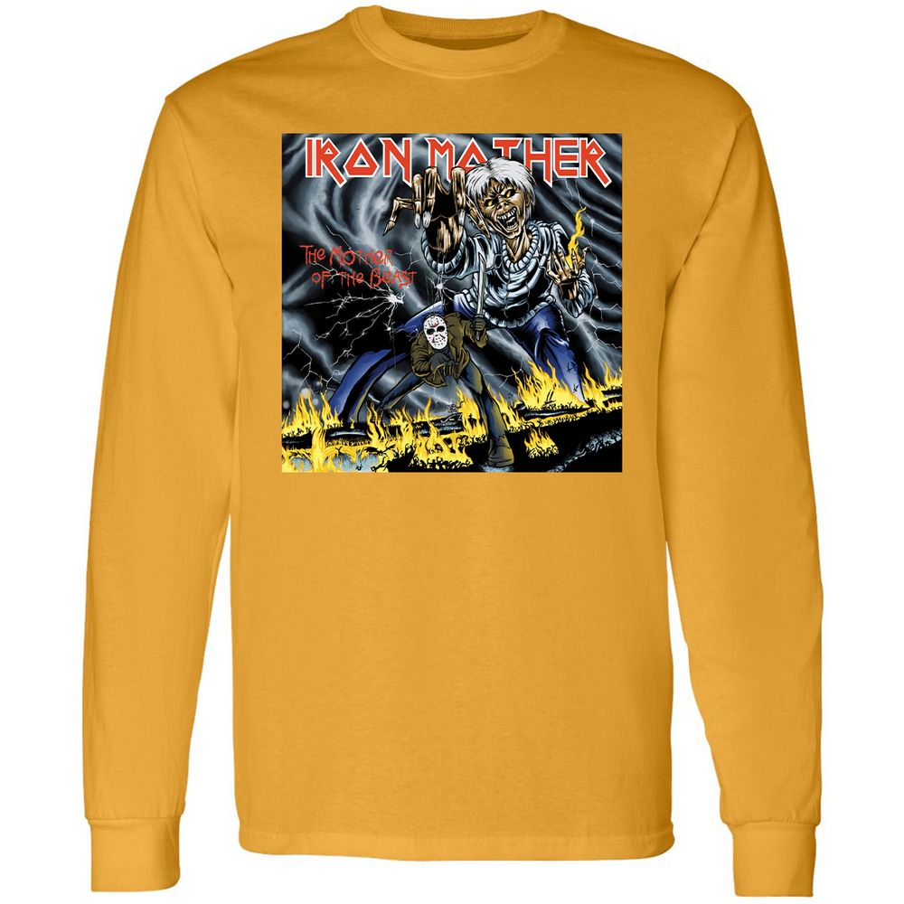 Long Sleeve T-Shirt - ZEX7YA1S - Gold - 9